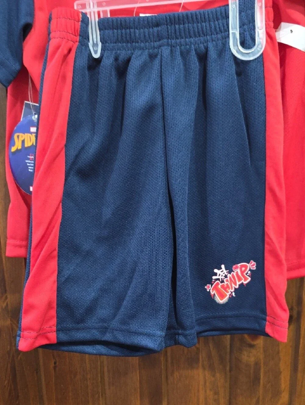 Marvel Red & Navy Spider-Man Team-Up Short Sleeve Tee Set